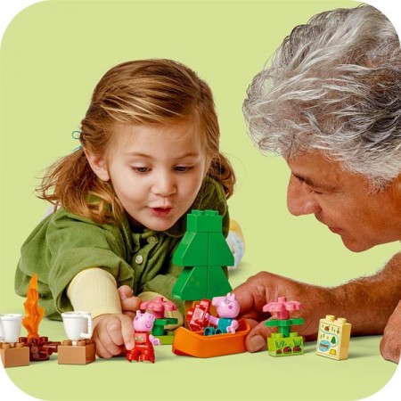 Конструктор LEGO DUPLO Свинка Пеппа Туристичний похід 32 деталі Конструктор LEGO DUPLO Свинка Пеппа Туристичний похід 32 деталі