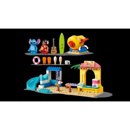 Конструктор LEGO® Disney Веселощі на пляжі з Ліло і Стічем, 113 деталей Конструктор LEGO® Disney Веселощі на пляжі з Ліло і Стічем, 113 деталей