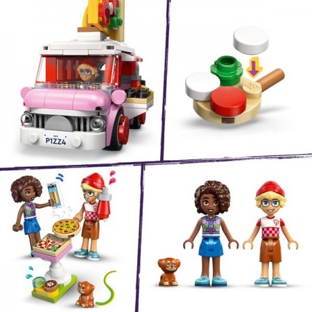 Конструктор LEGO® Friends Грузовик с пиццей Игровой набор, 190 деталей Конструктор LEGO® Friends Грузовик с пиццей Игровой набор, 190 деталей