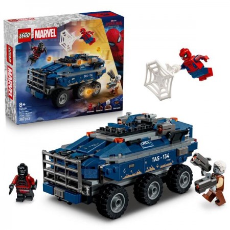 Конструктор LEGO® Marvel Погоня Человека-Паука за машиной для перевозки преступников, 367 деталей Конструктор LEGO® Marvel Погоня Человека-Паука за машиной для перевозки преступников, 367 деталей