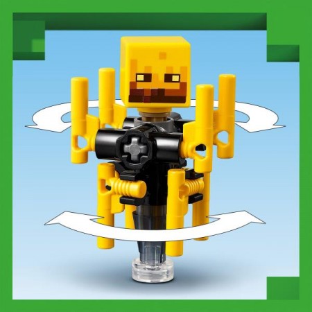 Конструктор LEGO Minecraft Битва с лавой в Незере 99 деталей Конструктор LEGO Minecraft Битва с лавой в Незере 99 деталей
