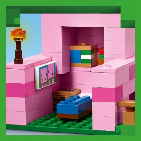 Конструктор LEGO Minecraft Дом для поросят 238 деталей Конструктор LEGO Minecraft Дом для поросят 238 деталей