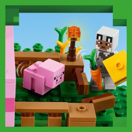 Конструктор LEGO Minecraft Дом для поросят 238 деталей Конструктор LEGO Minecraft Дом для поросят 238 деталей