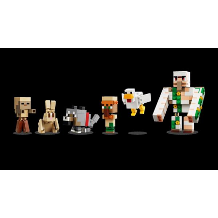 Конструктор LEGO® Minecraft™ Куриный Жокей: атака в пустыне Игрушка, 428 деталей