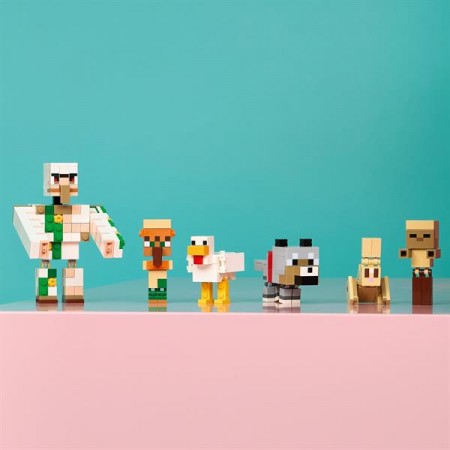 Конструктор LEGO® Minecraft™ Куриный Жокей: атака в пустыне Игрушка, 428 деталей