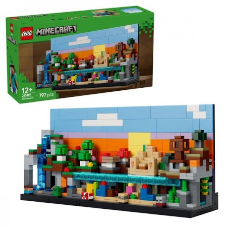 Конструктор LEGO Minecraft Мінібіоми 797 Деталі 21589 Конструктор LEGO Minecraft Мінібіоми 797 Деталі 21589