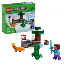 Конструктор LEGO Minecraft Приключения Стива в тайге 79 Деталей 