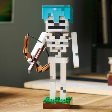 Конструктор LEGO® Minecraft® Скелет Геймерский декор, 502 детали