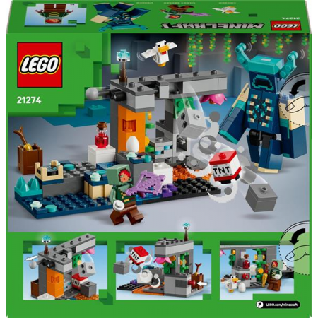 Конструктор LEGO Minecraft Встреча с Боронителем 238 деталей Конструктор LEGO Minecraft Встреча с Боронителем 238 деталей