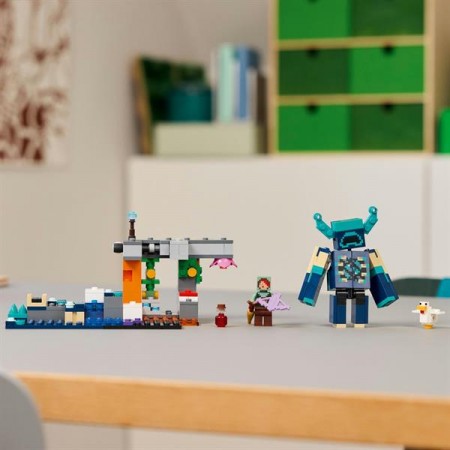 Конструктор LEGO Minecraft Встреча с Боронителем 238 деталей Конструктор LEGO Minecraft Встреча с Боронителем 238 деталей