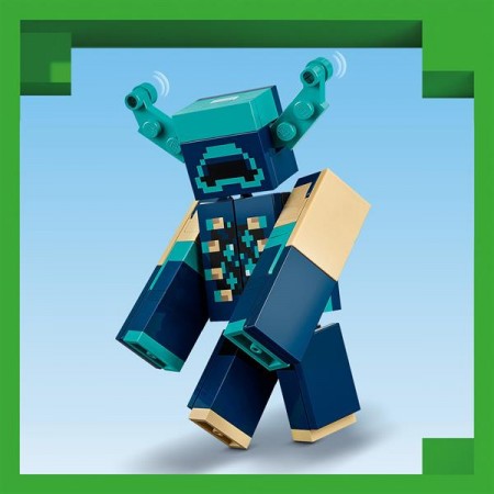 Конструктор LEGO Minecraft Встреча с Боронителем 238 деталей Конструктор LEGO Minecraft Встреча с Боронителем 238 деталей