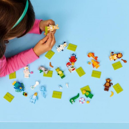 Конструктор LEGO Minifigures Тварини. Серія 28, 7 Деталей
