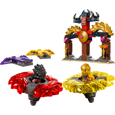 Конструктор LEGO NINJAGO Боевой набор дракона Спин-джитсу 186 деталей Конструктор LEGO NINJAGO Боевой набор дракона Спин-джитсу 186 деталей