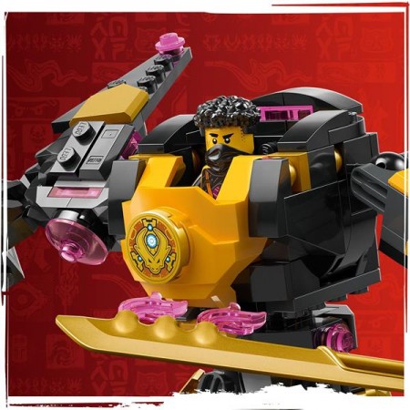Конструктор LEGO NINJAGO Бойовий робот Арін Спін-джитсу 213 деталей Конструктор LEGO NINJAGO Бойовий робот Арін Спін-джитсу 213 деталей