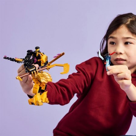 Конструктор LEGO NINJAGO Бойовий робот Арін Спін-джитсу 213 деталей Конструктор LEGO NINJAGO Бойовий робот Арін Спін-джитсу 213 деталей
