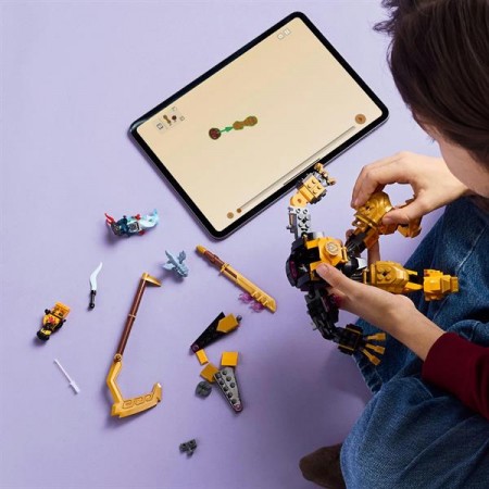 Конструктор LEGO NINJAGO Бойовий робот Арін Спін-джитсу 213 деталей Конструктор LEGO NINJAGO Бойовий робот Арін Спін-джитсу 213 деталей