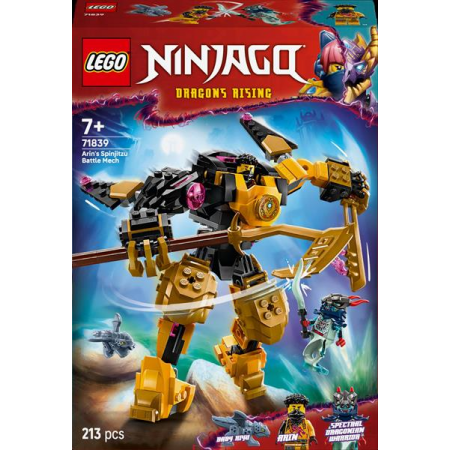 Конструктор LEGO NINJAGO Бойовий робот Арін Спін-джитсу 213 деталей Конструктор LEGO NINJAGO Бойовий робот Арін Спін-джитсу 213 деталей