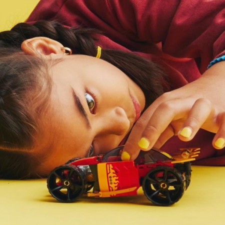 Конструктор LEGO NINJAGO Гоночный автомобиль ниндзя Кая ЭВО 94 детали