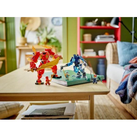 Конструктор LEGO NINJAGO Робот вогняної стихії Кая 322 деталі Конструктор LEGO NINJAGO Робот вогняної стихії Кая 322 деталі