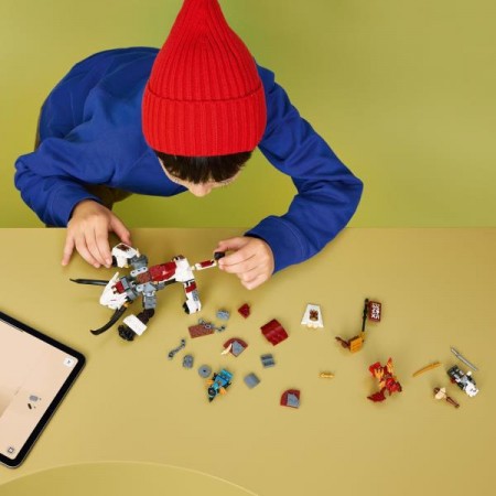 Конструктор LEGO® NINJAGO® Зильвар и дракон Гримтак, 232 детали 
