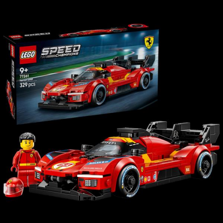 Конструктор LEGO® Speed Champions: Ferrari 499P Мерч Ferrari, 329 деталей Конструктор LEGO® Speed Champions: Ferrari 499P Мерч Ferrari, 329 деталей