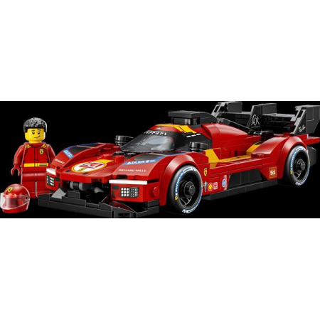 Конструктор LEGO® Speed Champions: Ferrari 499P Мерч Ferrari, 329 деталей Конструктор LEGO® Speed Champions: Ferrari 499P Мерч Ferrari, 329 деталей