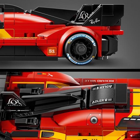 Конструктор LEGO® Speed Champions: Ferrari 499P Мерч Ferrari, 329 деталей Конструктор LEGO® Speed Champions: Ferrari 499P Мерч Ferrari, 329 деталей