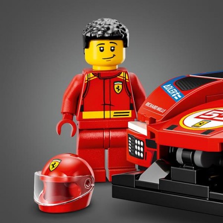 Конструктор LEGO® Speed Champions: Ferrari 499P Мерч Ferrari, 329 деталей Конструктор LEGO® Speed Champions: Ferrari 499P Мерч Ferrari, 329 деталей