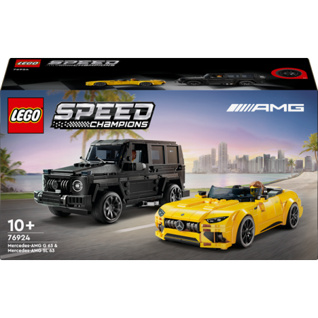 Конструктор LEGO Speed Champions Mercedes-AMG G 63 і Mercedes-AMG SL 63, 808 деталей Конструктор LEGO Speed Champions Mercedes-AMG G 63 і Mercedes-AMG SL 63, 808 деталей