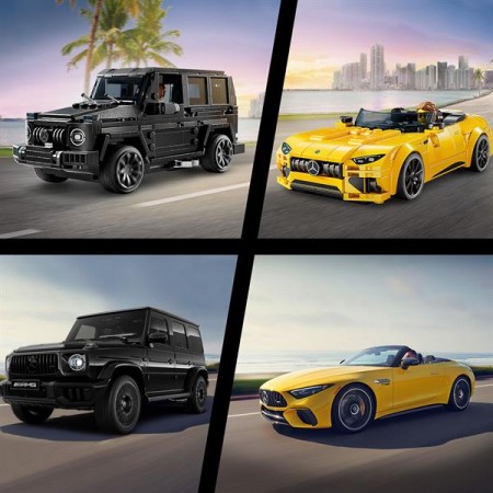 Конструктор LEGO Speed Champions Mercedes-AMG G 63 і Mercedes-AMG SL 63, 808 деталей Конструктор LEGO Speed Champions Mercedes-AMG G 63 і Mercedes-AMG SL 63, 808 деталей