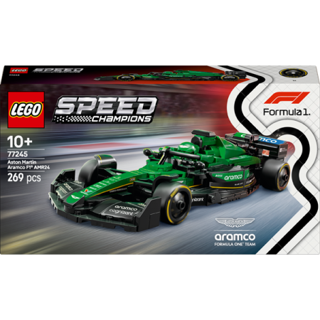 Конструктор LEGO Speed Champions Гоночный автомобиль Aston Martin Aramco F1 AMR24, 269 деталей Конструктор LEGO Speed Champions Гоночный автомобиль Aston Martin Aramco F1 AMR24, 269 деталей