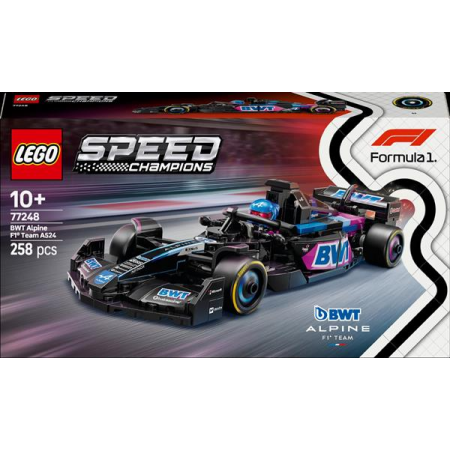 Конструктор LEGO Speed Champions Автомобіль для перегонів BWT Alpine F1 Team A524, 258 деталей