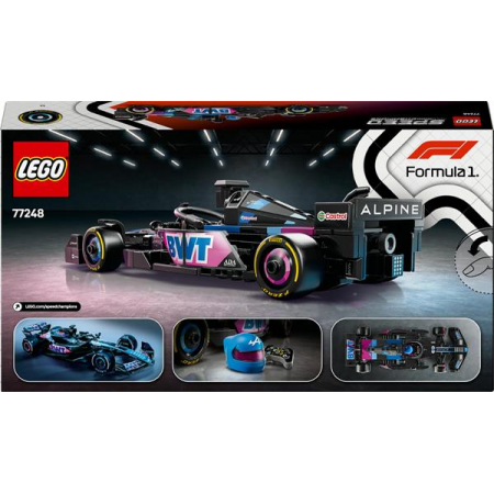 Конструктор LEGO Speed Champions Автомобіль для перегонів BWT Alpine F1 Team A524, 258 деталей