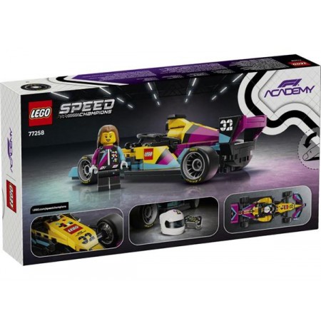 Конструктор LEGO® Speed Champions Гоночний автомобіль F1 ACADEMY™ LEGO®, 201 деталь
