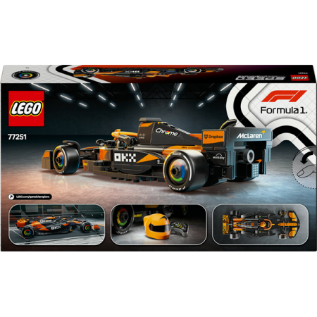 Конструктор LEGO Speed Champions Автомобіль для перегонів McLaren F1 Team MCL38, 269 деталей