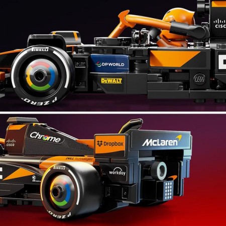Конструктор LEGO Speed Champions Автомобіль для перегонів McLaren F1 Team MCL38, 269 деталей