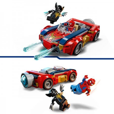 Конструктор LEGO Super Heroes Marvel Автомобиль Человека-паука vs. Отравленный Росомаха 134 Детали 76336 Конструктор LEGO Super Heroes Marvel Автомобиль Человека-паука vs. Отравленный Росомаха 134 Детали 76336