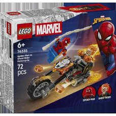 Конструктор LEGO Super Heroes Marvel Человек-паук vs Призрачный всадник на мотоцикле 72 Детали 