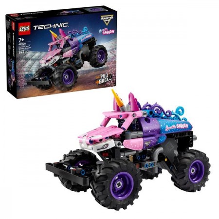 Конструктор LEGO Technic Monster Jam™ Sparkle Smash™ с функцией «Pull-Back» 243 Детали 42220 Конструктор LEGO Technic Monster Jam™ Sparkle Smash™ с функцией «Pull-Back» 243 Детали 42220