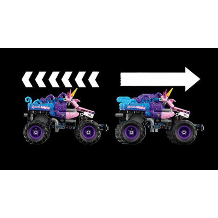 Конструктор LEGO Technic Monster Jam™ Sparkle Smash™ с функцией «Pull-Back» 243 Детали 42220 Конструктор LEGO Technic Monster Jam™ Sparkle Smash™ с функцией «Pull-Back» 243 Детали 42220