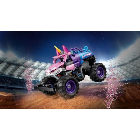 Конструктор LEGO Technic Monster Jam™ Sparkle Smash™ с функцией «Pull-Back» 243 Детали 42220 Конструктор LEGO Technic Monster Jam™ Sparkle Smash™ с функцией «Pull-Back» 243 Детали 42220