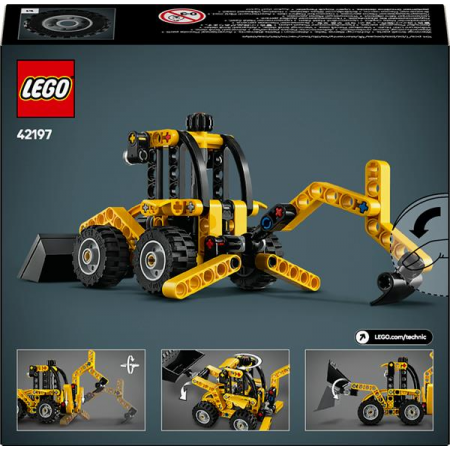 Конструктор LEGO Technic Екскаватор-навантажувач 104 деталі