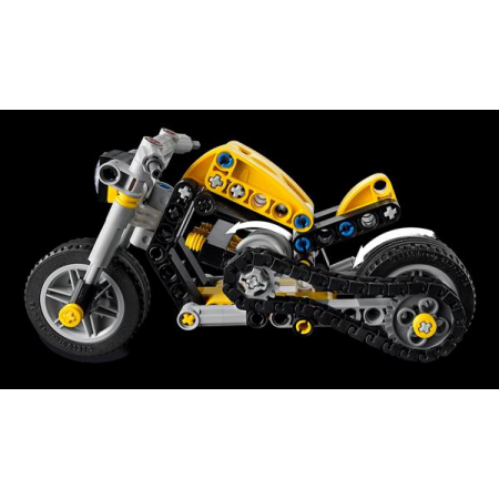 Конструктор LEGO Technic Жёлтый мотоцикл 151 деталь Конструктор LEGO Technic Жёлтый мотоцикл 151 деталь