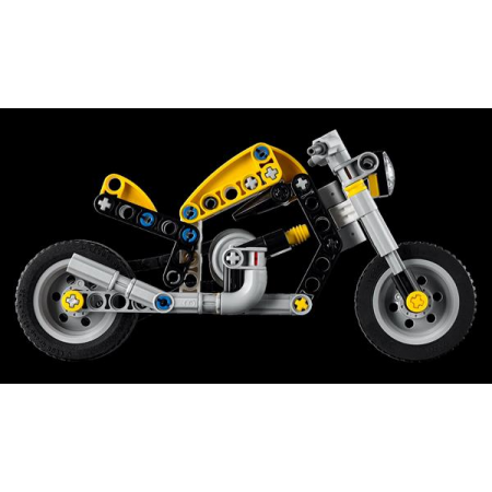Конструктор LEGO Technic Жёлтый мотоцикл 151 деталь Конструктор LEGO Technic Жёлтый мотоцикл 151 деталь
