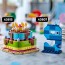 Конструктор LEGO® Торт на день народження з прикрасами, веселий подарунковий набір, декор для столу, 219 деталей