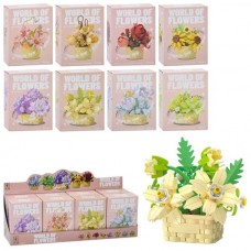 Конструктор BabyToys M3077 цветы в горшке 8 видов Конструктор BabyToys M3077 цветы в горшке 8 видов