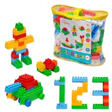 Конструктор блочный Tigres Mini Blocks 100 элементов в сумке Конструктор блочный Tigres Mini Blocks 100 элементов в сумке