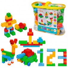 Конструктор блочный Tigres Mini Blocks 150 элементов в сумке
