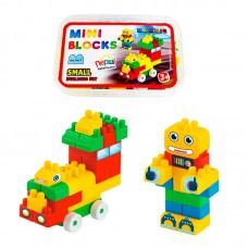 Конструктор блочный Bamsic Mini Blocks 50 деталей разные цвета Конструктор блочный Bamsic Mini Blocks 50 деталей разные цвета