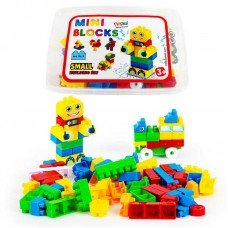 Блочный конструктор Bamsic Mini Blocks 85 деталей от 3 лет Блочный конструктор Bamsic Mini Blocks 85 деталей от 3 лет